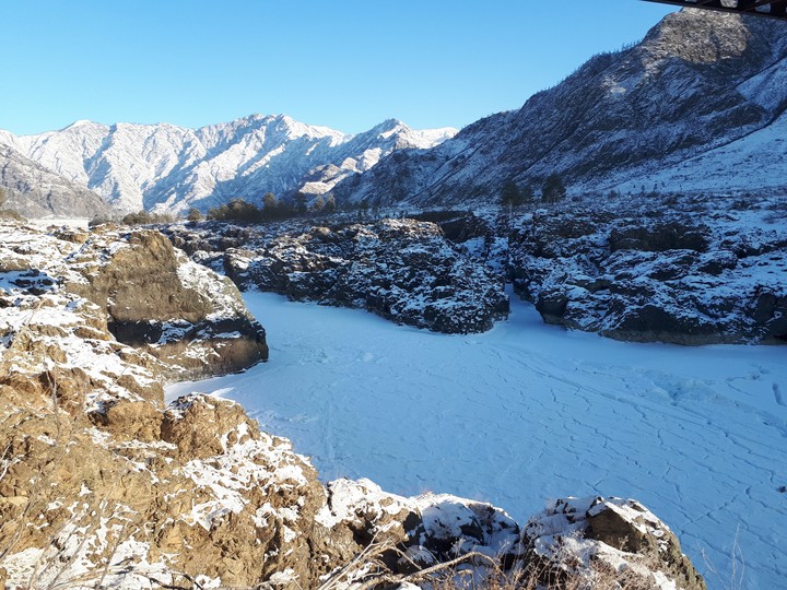 The river under the ice
