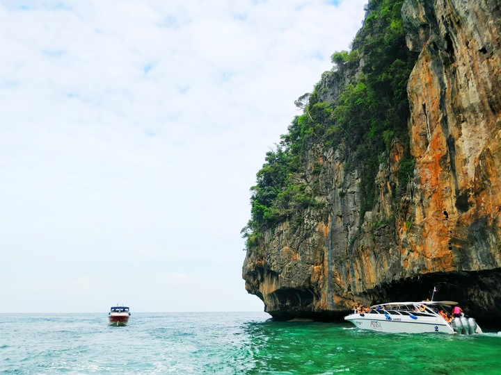 Amidst the sea