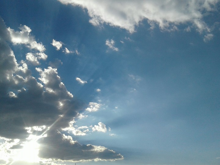 cielo azul