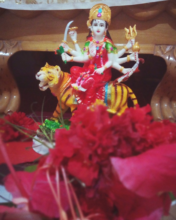 Goddess Sherawali shot by Lenovo K8 Note