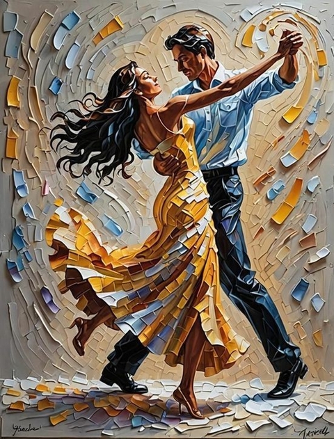 רקעים Salsa, Painting