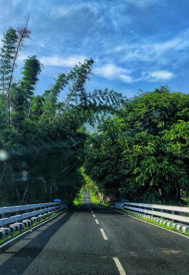 on the way