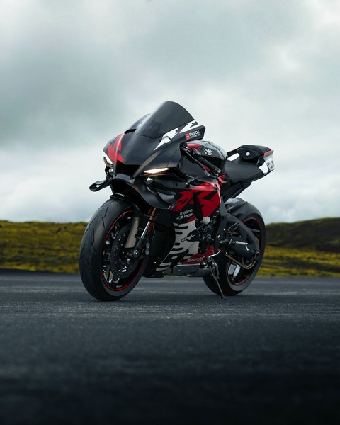 обои motorcycle, red