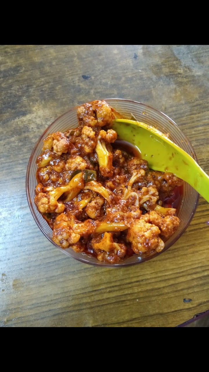 spicy cauliflower pickle ..