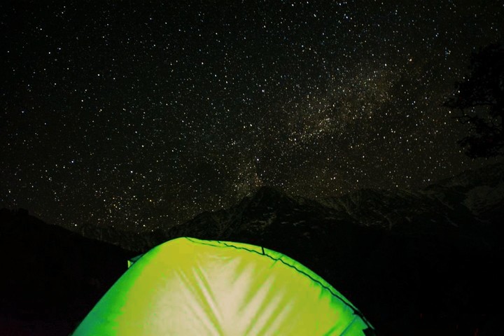 Triund Hilltop, Himachal Pradesh, India