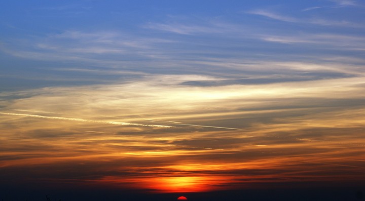 Sunset over Mikulov