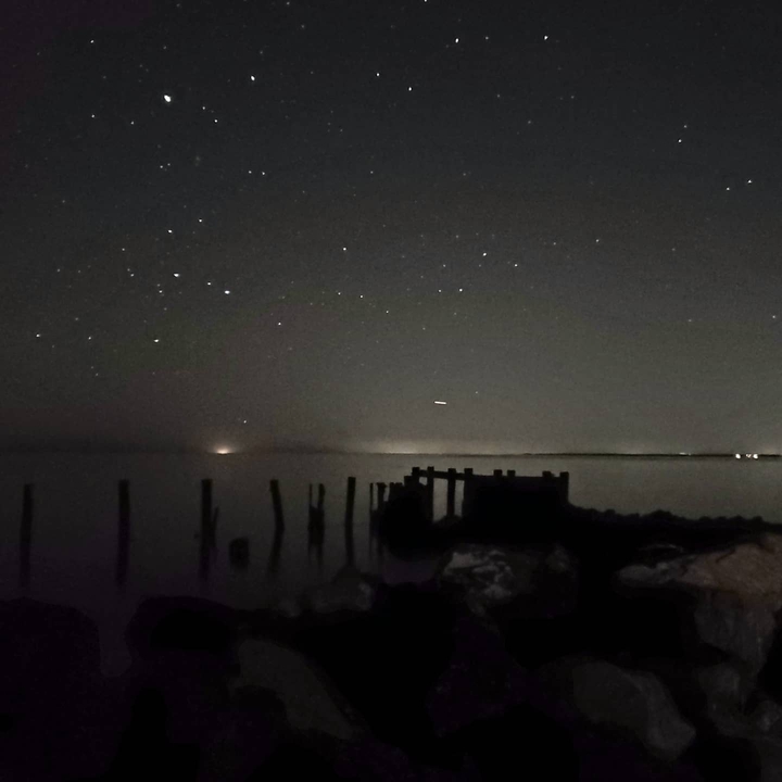 starry winter sky