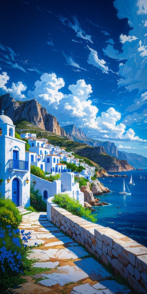 fondos de pantalla coast, blue