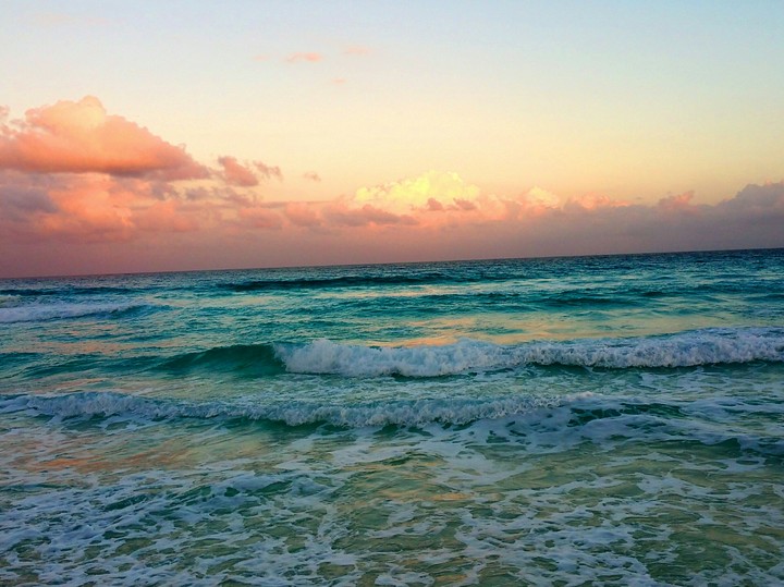 the beach