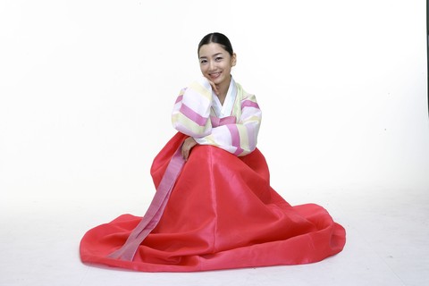 Couple in Korean Dress