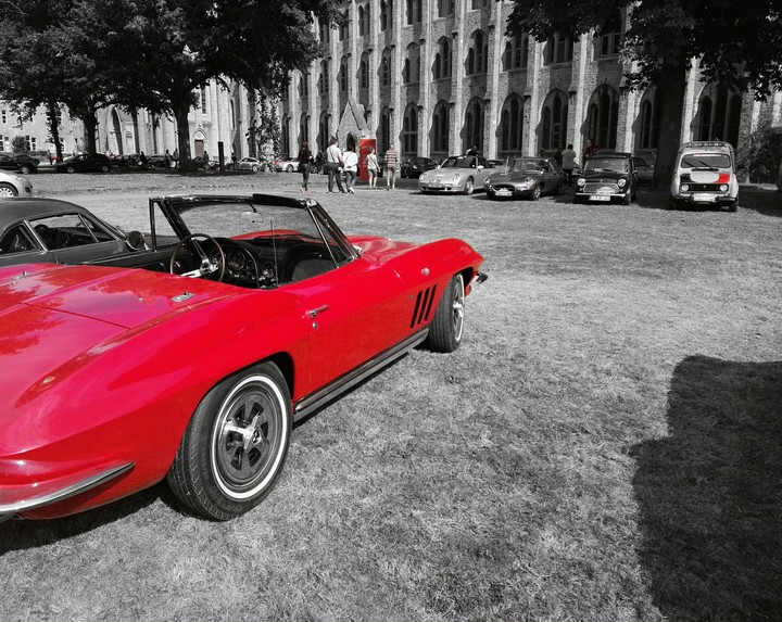 corvette rouge