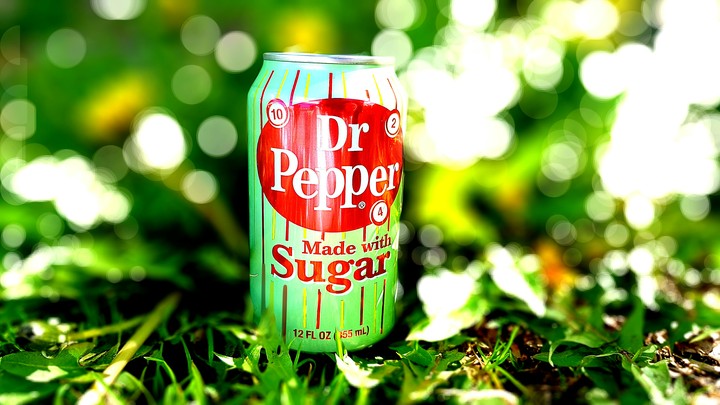 Dr Pepper with REAL SUGAR