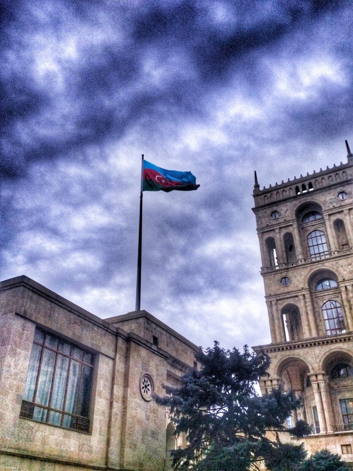 Azerbaijan Flag