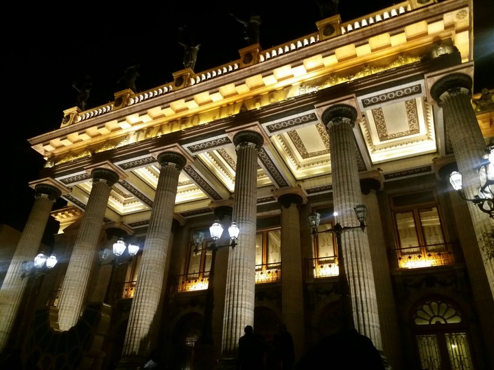 Theater Juarez at Night