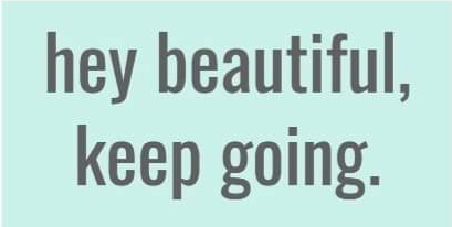 het beautiful l, keep going.