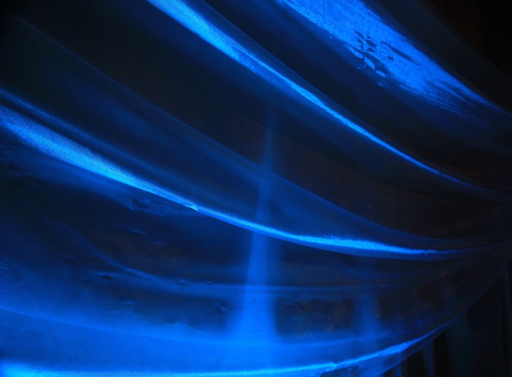 blue cloth