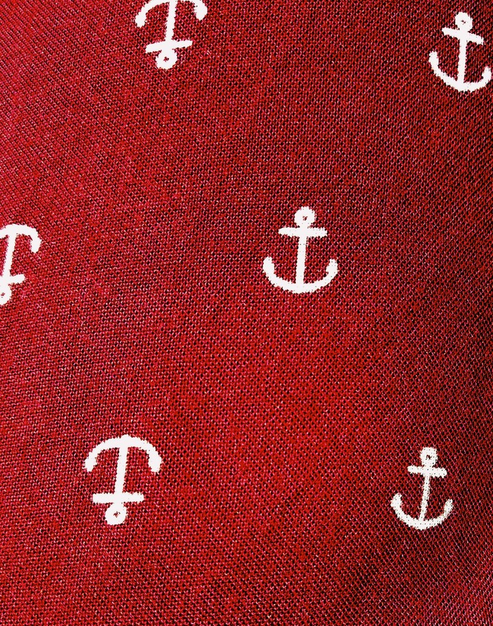 red & white