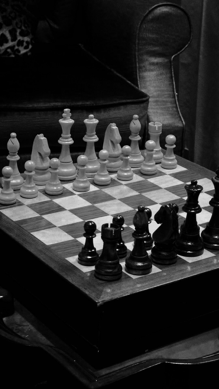 black and white