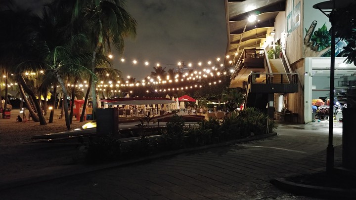 palawan beach  night view
