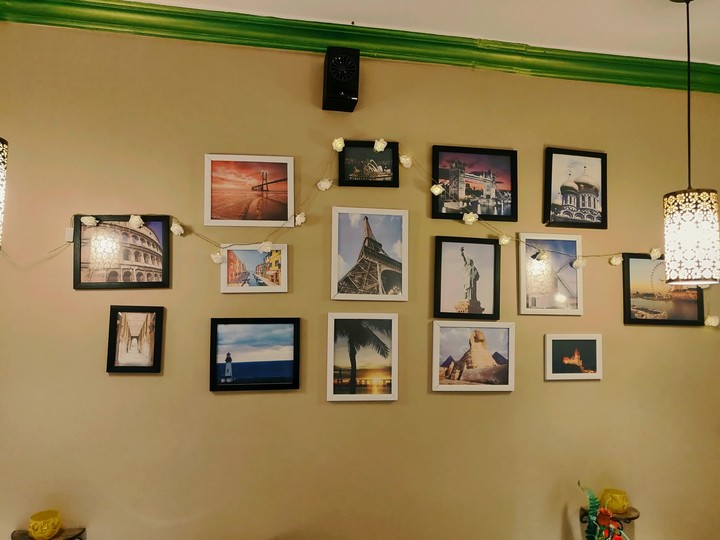 wall of vintage