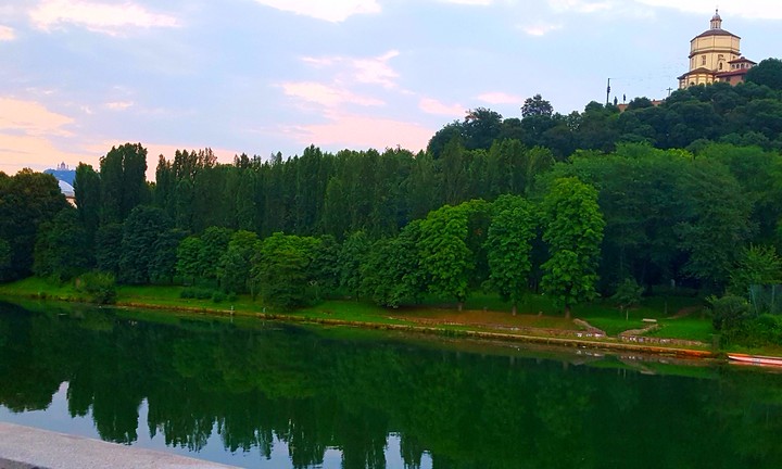#Torino #Turin #FiumePo #River #MonteDeiCappuccini #Trees