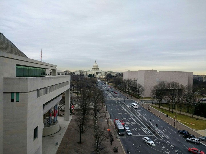 The capital down Pennsylvania avenue