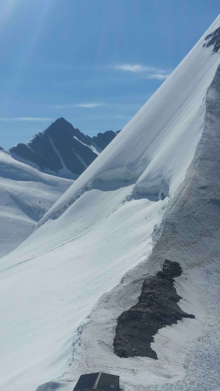 Swiss alps slope