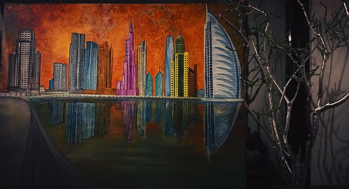 Painting in the city