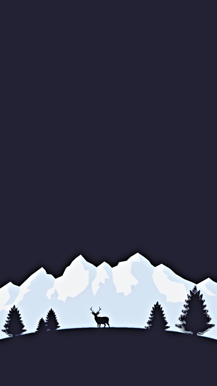 Deer on mountain