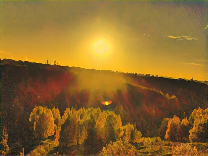 закат