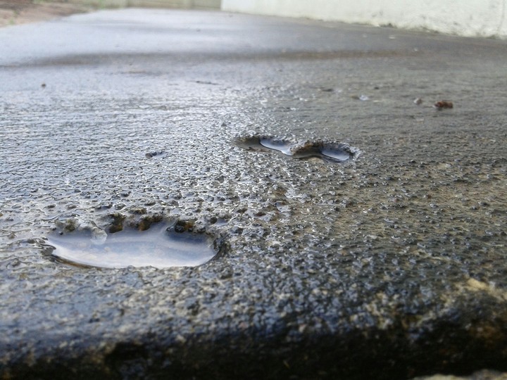 sidewalks puddle