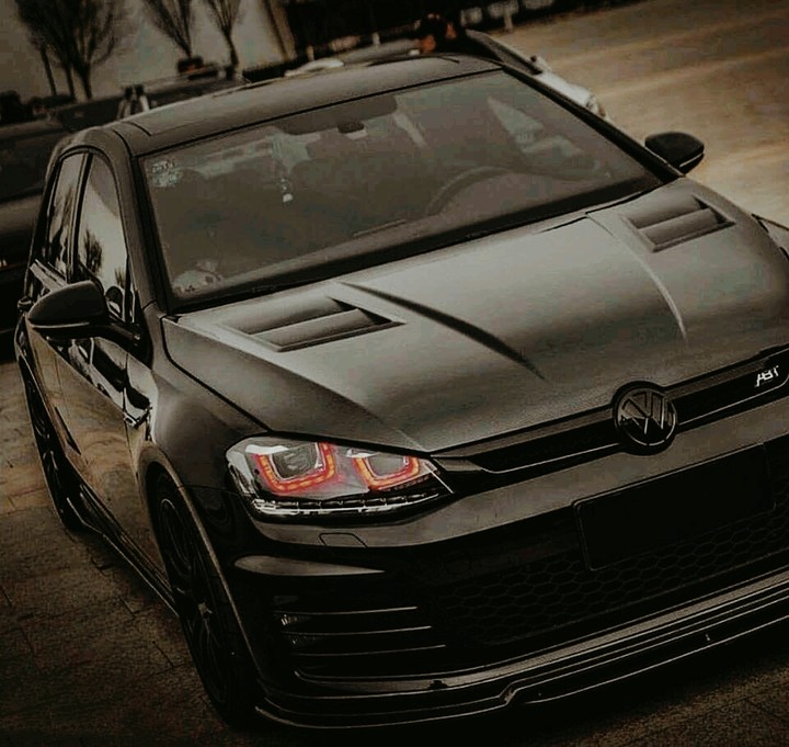 vw golf tuning black