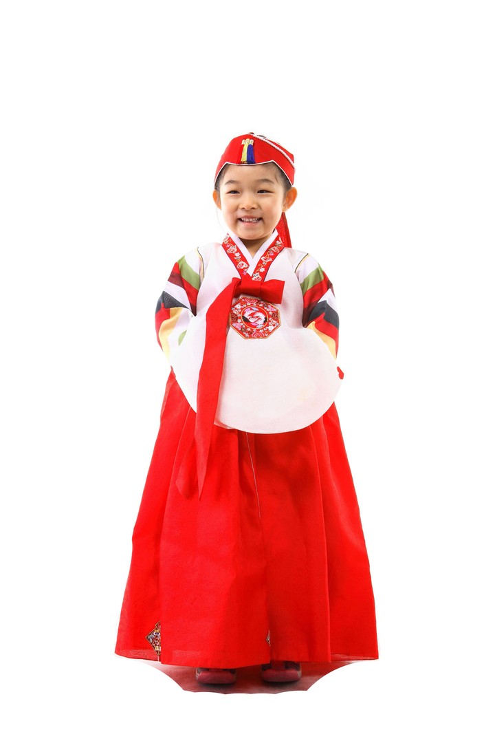 Family in Korean Dress