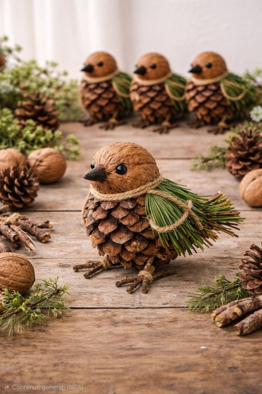 PINE CONE BIRD
