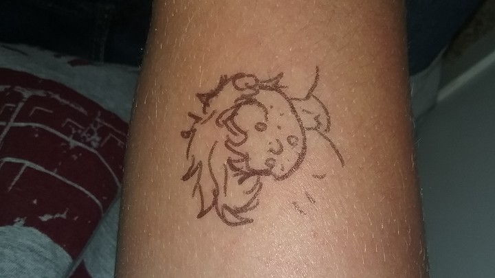arm doodle