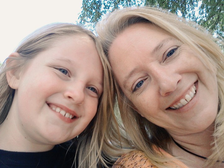 mom and me