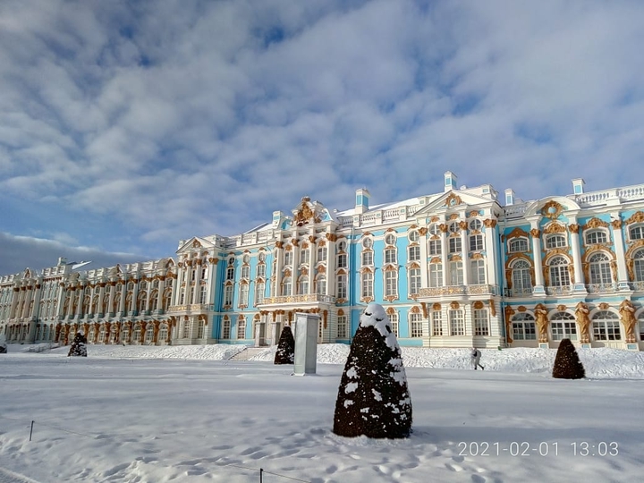 зима путешествие в Пушкин