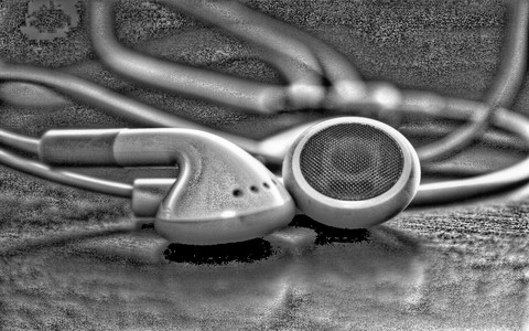 sfondi monochrome, technology