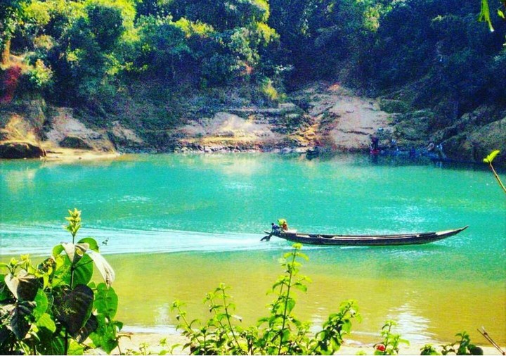 Boat On Blue Water