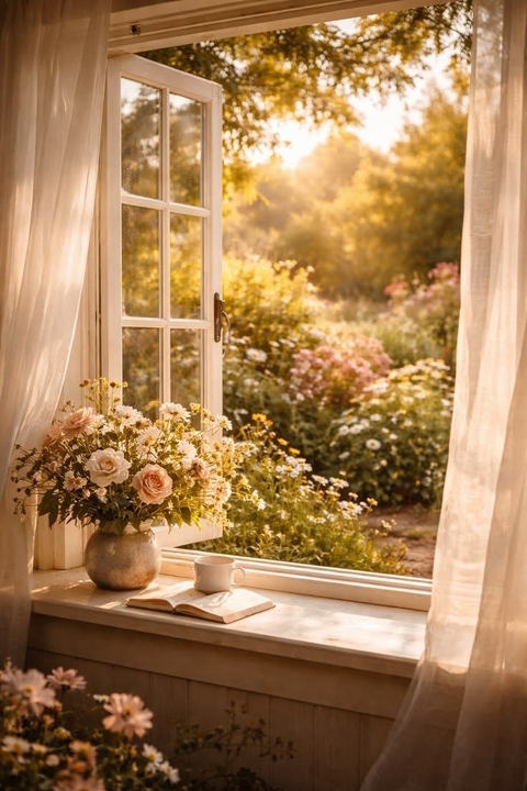 обои Glass, Curtain