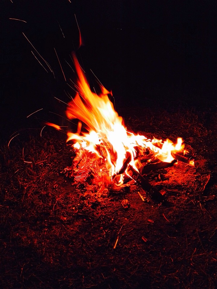 winter fire