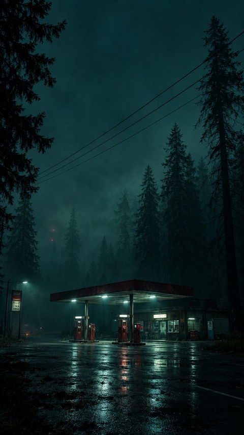 mist, night桌布