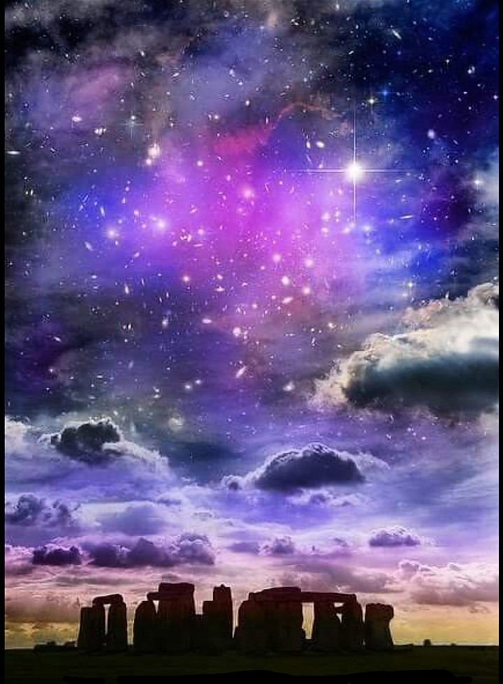 Stonehenge & night sky star