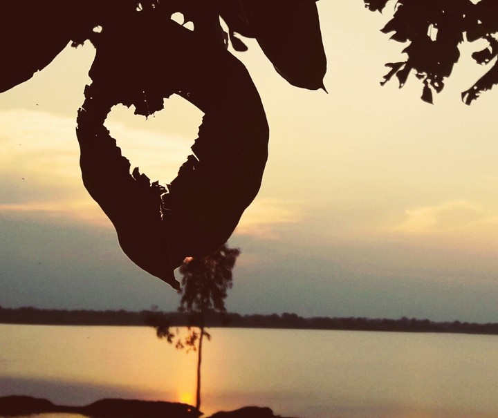A Heart to the sunset