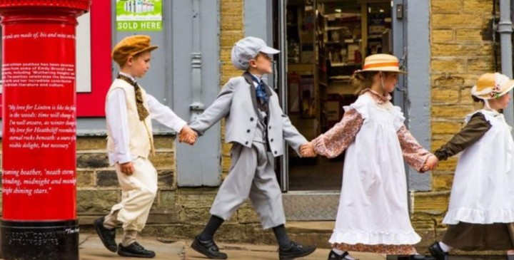 children off to school