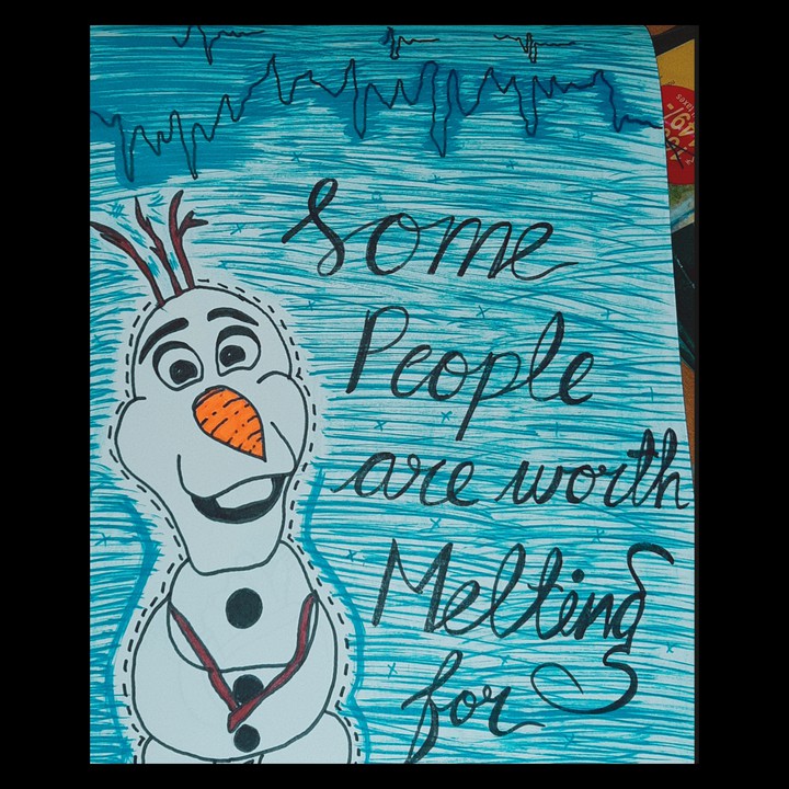 Olaf snowman