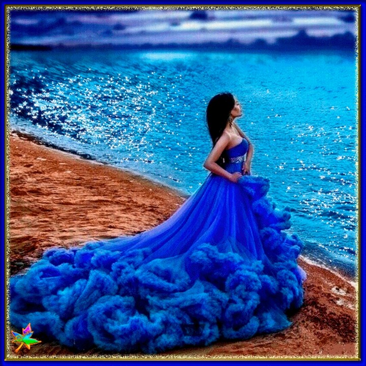 Lady in Blue