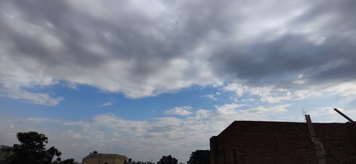 calm & cloudy