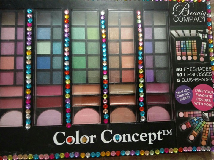 Rainbow of Eyeshadows.