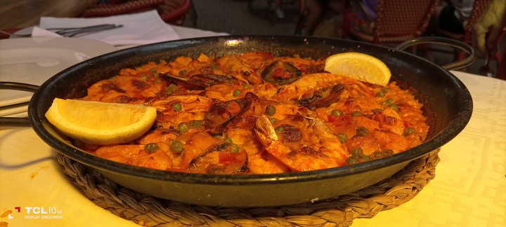 paella marisco Arte Serrano